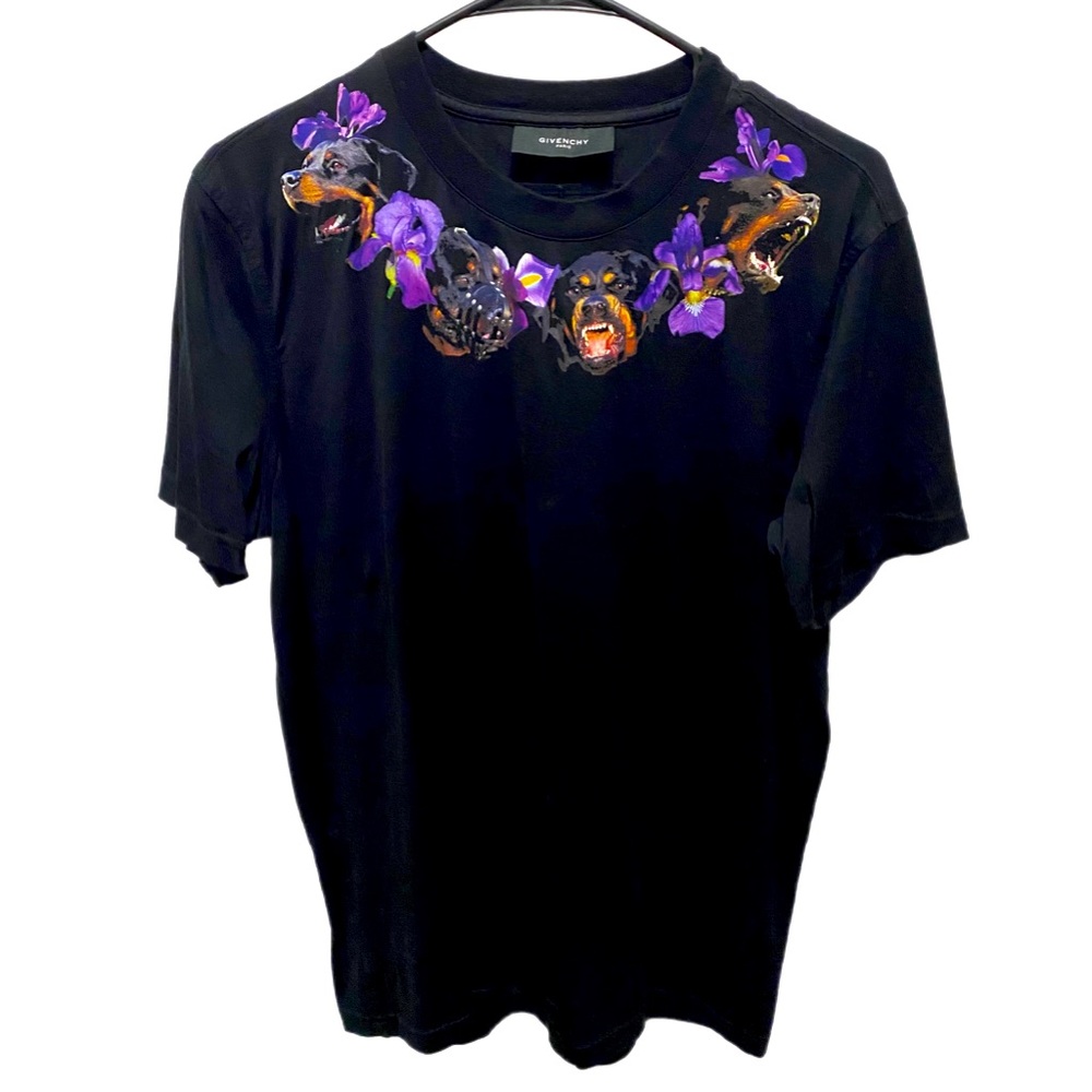 Givenchy Rottweiler Orchid Graphic Crewneck Tshirt